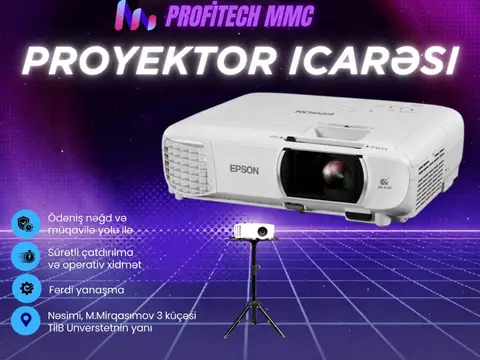 "Epson" proyektor icarəsi — photo 1, Baku