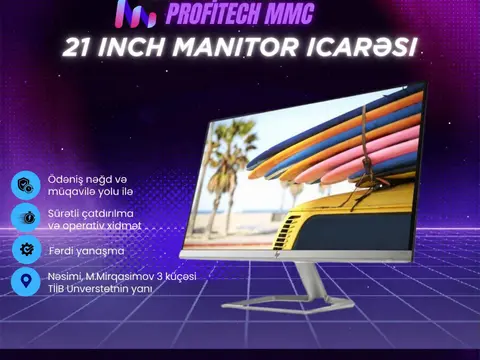 21 inch monitor icarəsi — şəkil 1, Bakı