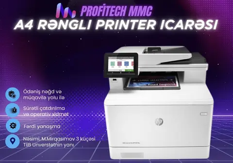 A4 rəngli printer icarəsi — şəkil 1, Bakı