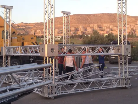 Alüminium Səhnə Truss Sistemi və Səhnə Platforması — şəkil 8, Bakı