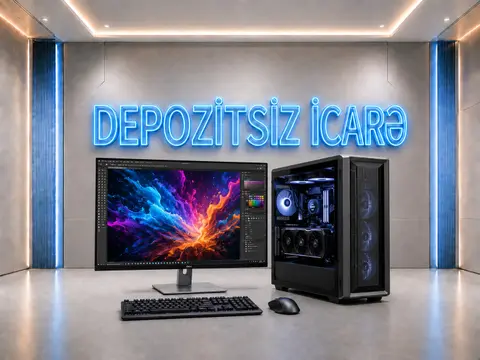 Render və qrafik dizayn üçün masaüstü kompüter icarəsi — şəkil 1, Bakı