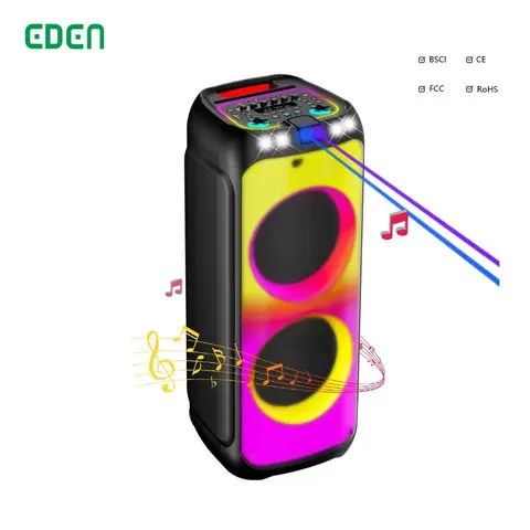 EDEN ED-1232 Karaoke Səs Sistemi – 2 Mikrofon — şəkil 1, Bakı