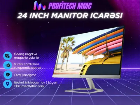 24 inch monitor icarəsi — şəkil 1, Bakı