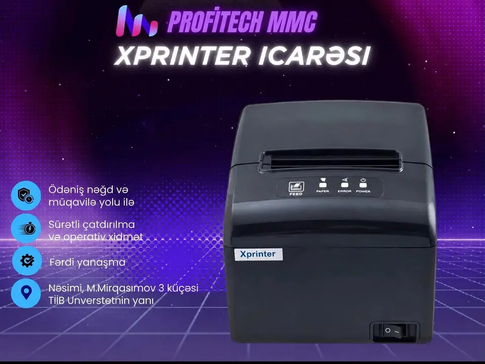 Xprinter icarəsi — şəkil 1, Bakı