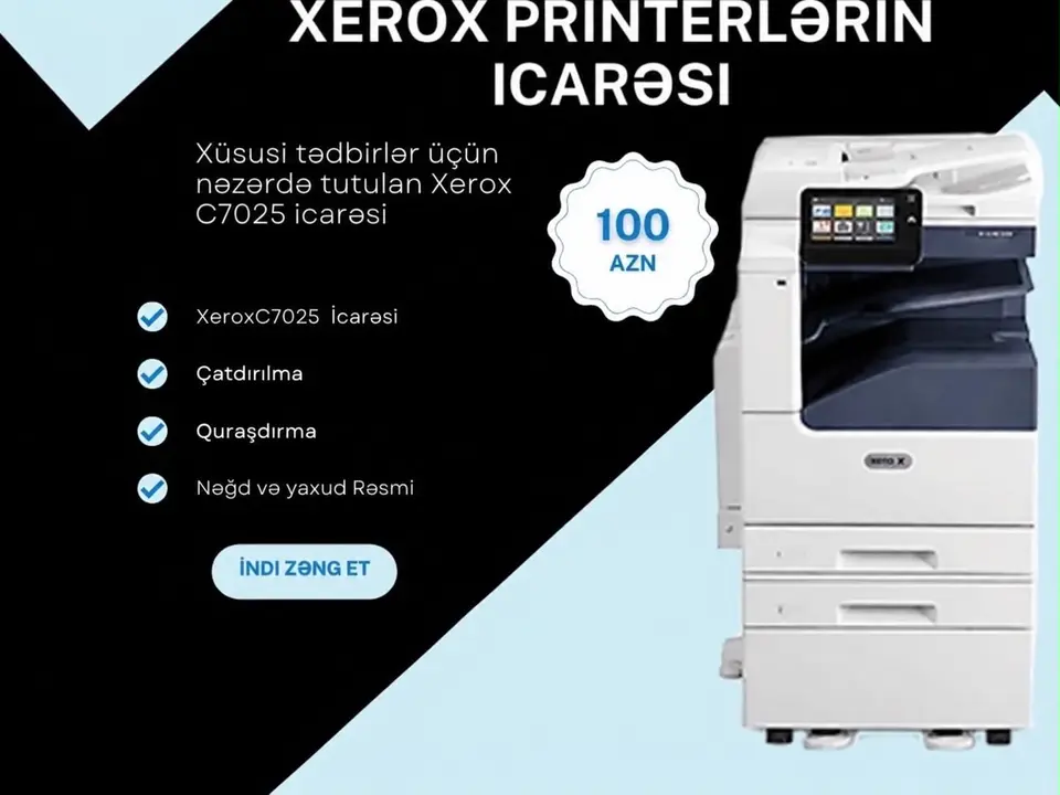 "Xerox C7025" icarəsi — şəkil 1, Bakı