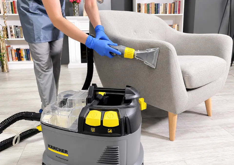 Kimyəvi təmizləmə aparatı icarəsi - Karcher puzzi 8/1 — şəkil 1, Bakı