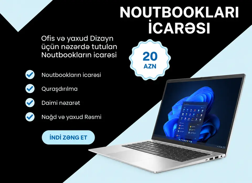 Noutbukların icarəsi — şəkil 1, Bakı