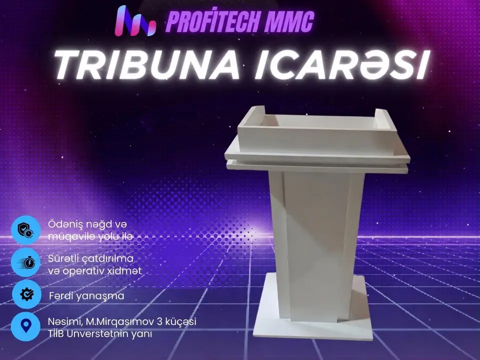 Tribuna icarəsi — şəkil 1, Bakı